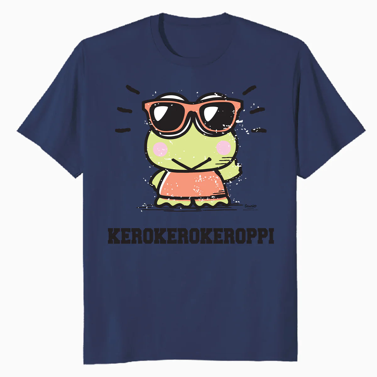 Hello Kitty Kerokerokeroppi XOXO Cool Character Pose Classic Official Men's T-Shirt