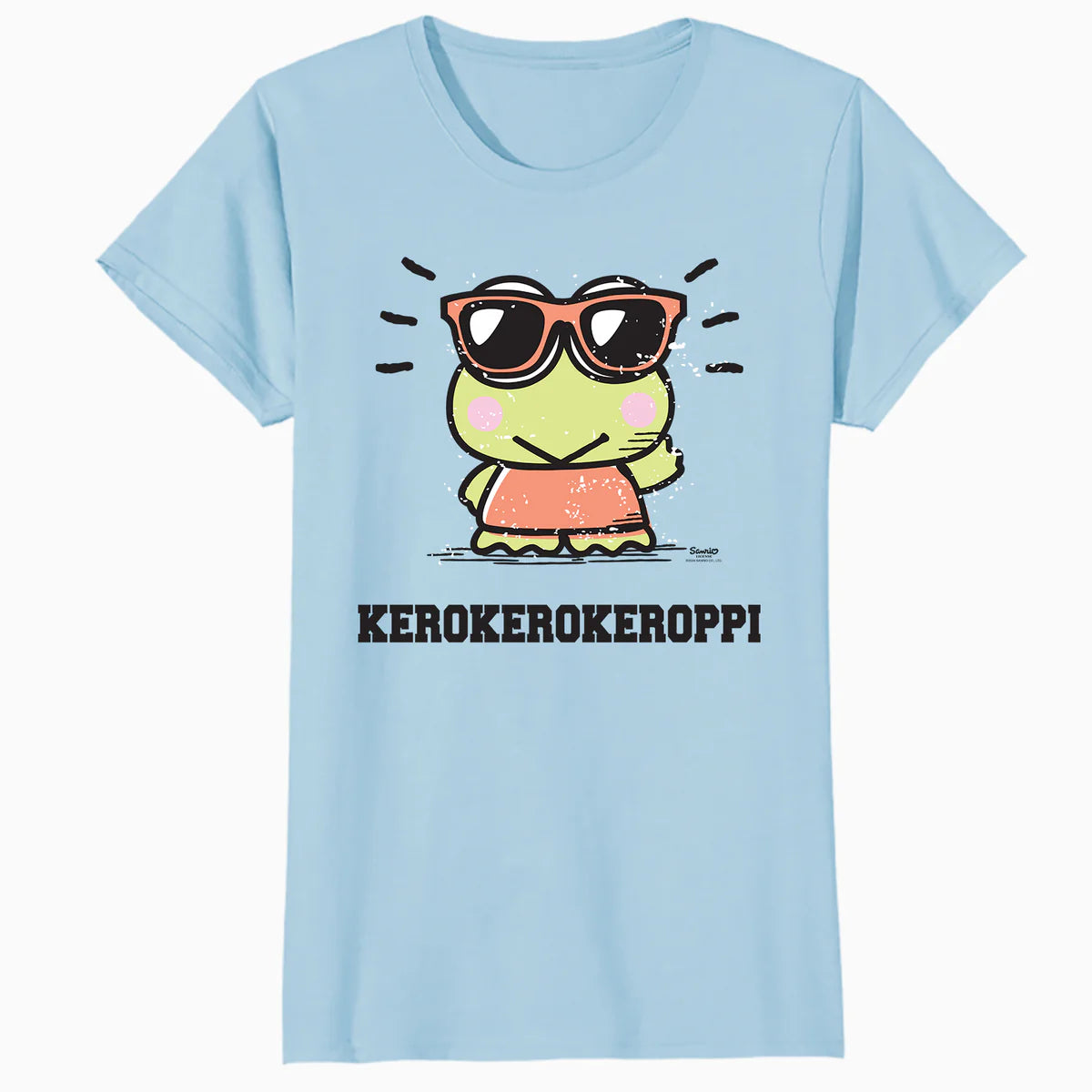 Hello Kitty Kerokerokeroppi XOXO Cool Character Pose Classic Official Women's T-Shirt