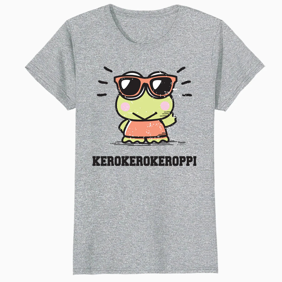 Hello Kitty Kerokerokeroppi XOXO Cool Character Pose Classic Official Women's T-Shirt