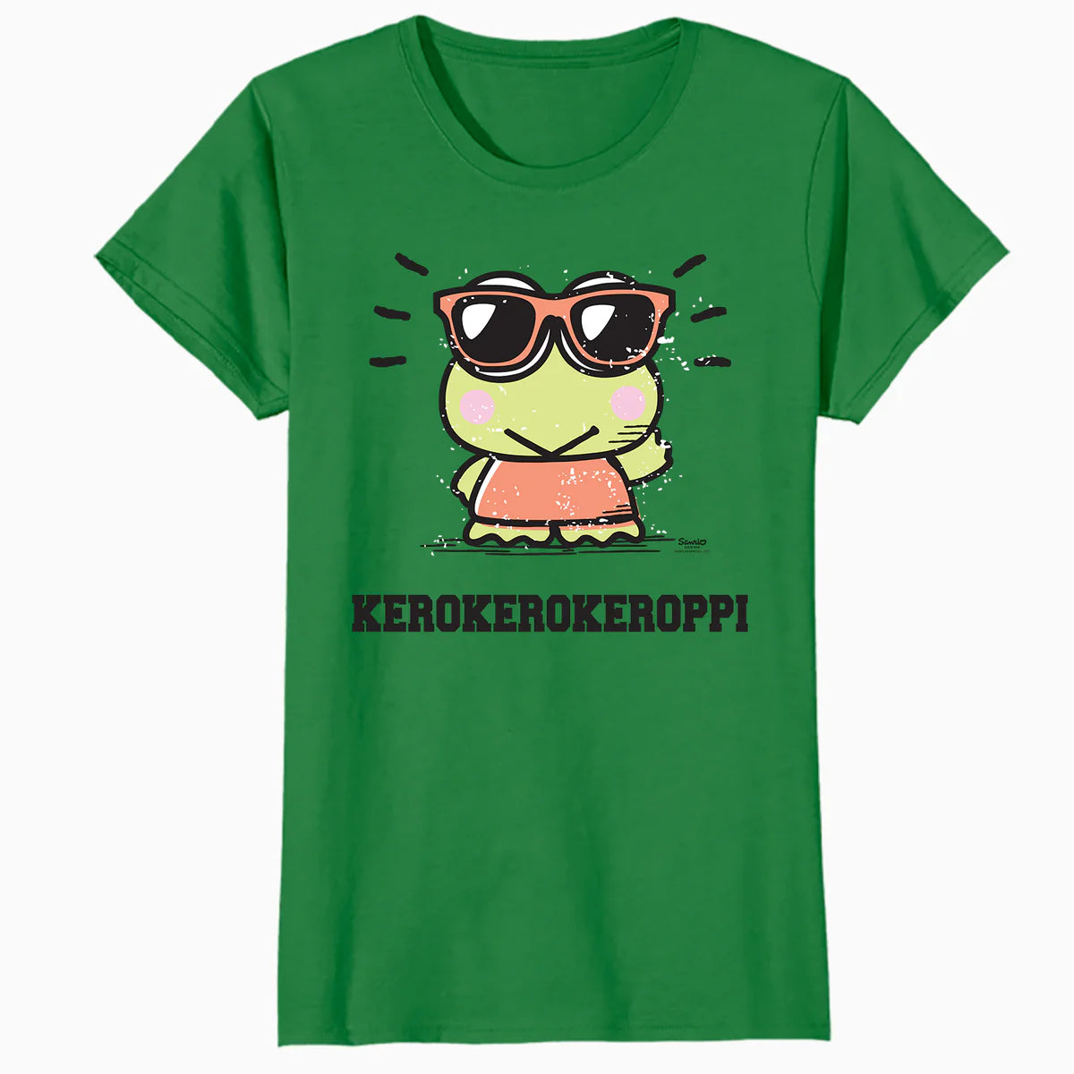 Hello Kitty Kerokerokeroppi XOXO Cool Character Pose Classic Official Women's T-Shirt