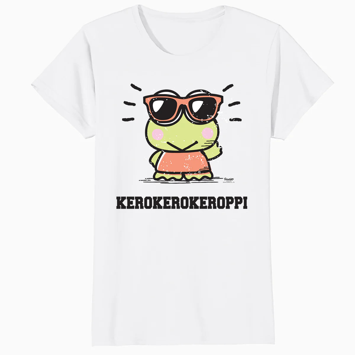 Hello Kitty Kerokerokeroppi XOXO Cool Character Pose Classic Official Women's T-Shirt
