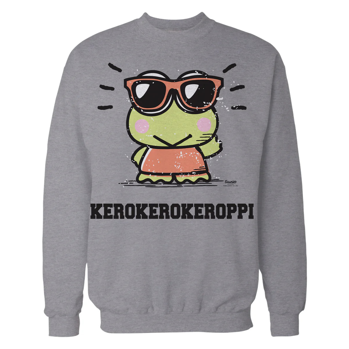 Hello Kitty Kerokerokeroppi XOXO Cool Character Pose Classic Official Sweatshirt