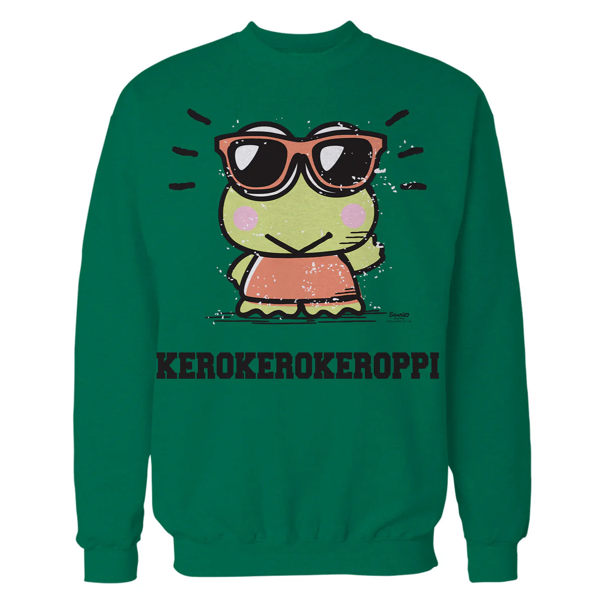 Hello Kitty Kerokerokeroppi XOXO Cool Character Pose Classic Official Sweatshirt