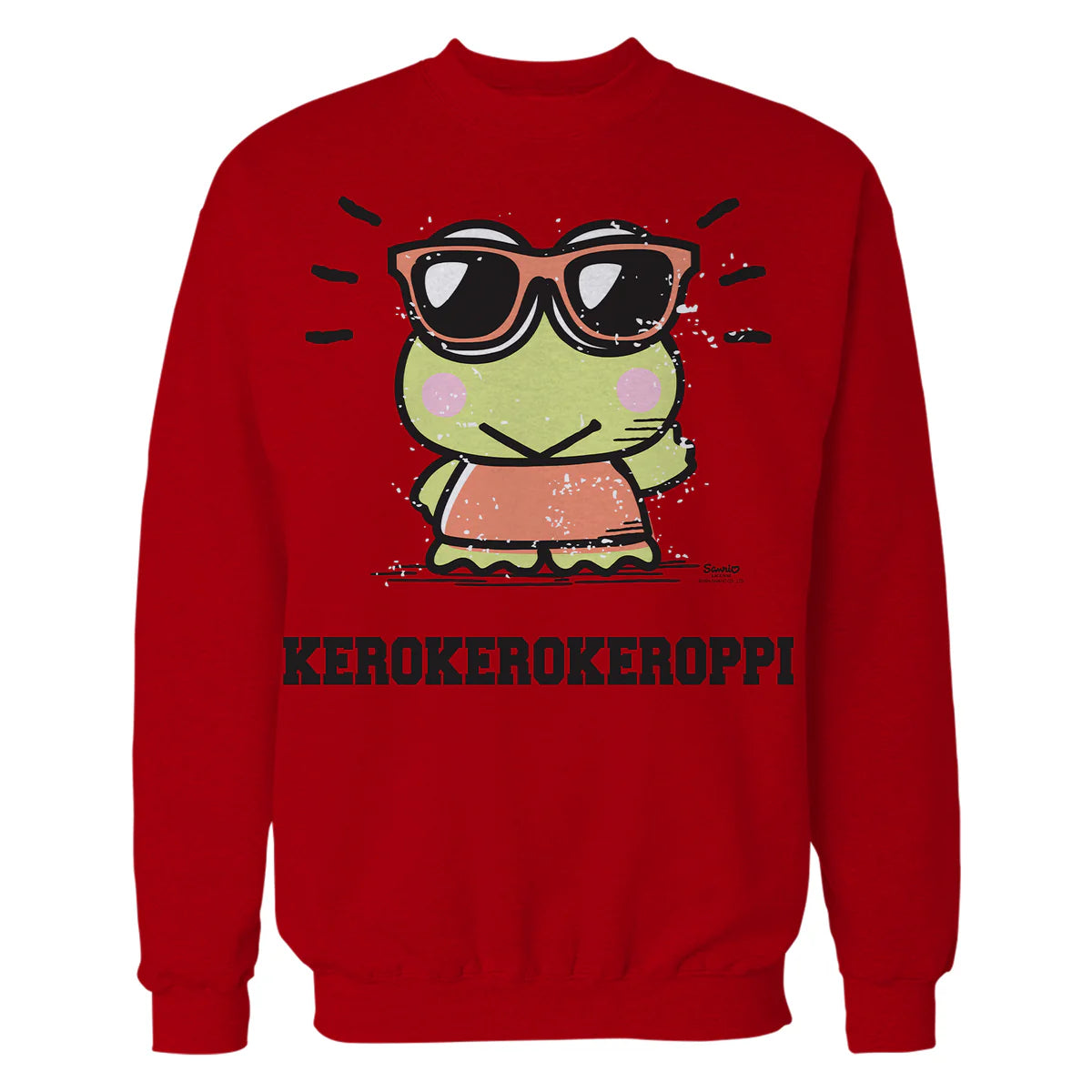 Hello Kitty Kerokerokeroppi XOXO Cool Character Pose Classic Official Sweatshirt