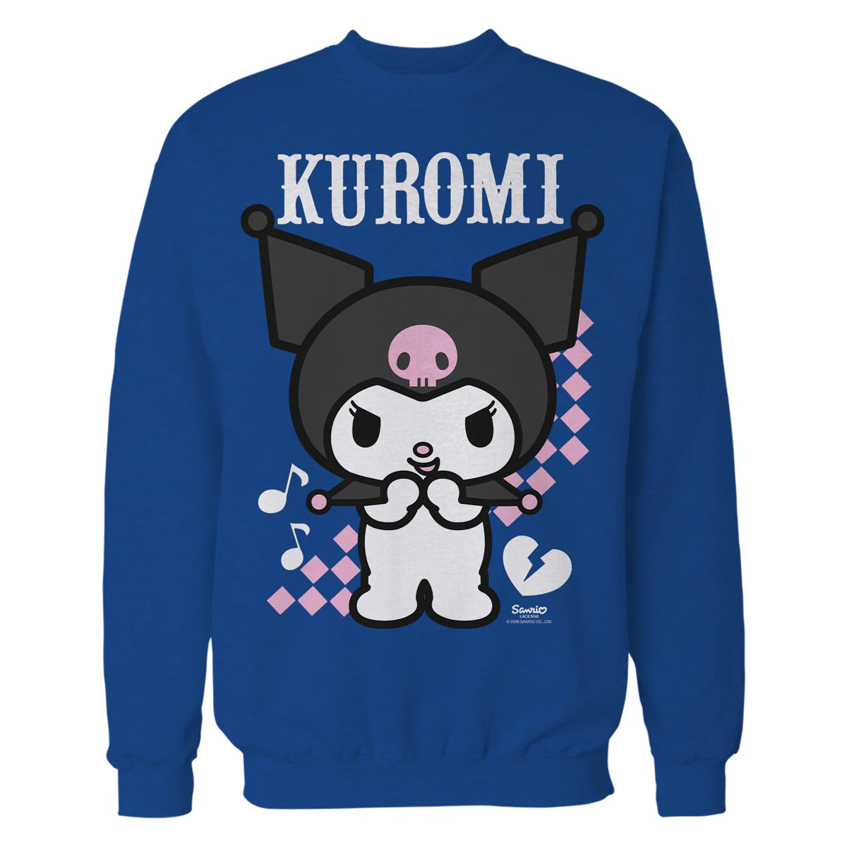 Hello Kitty Kuromi Bad Cool Sweet Friends Punk Dark Classic Official Sweatshirt