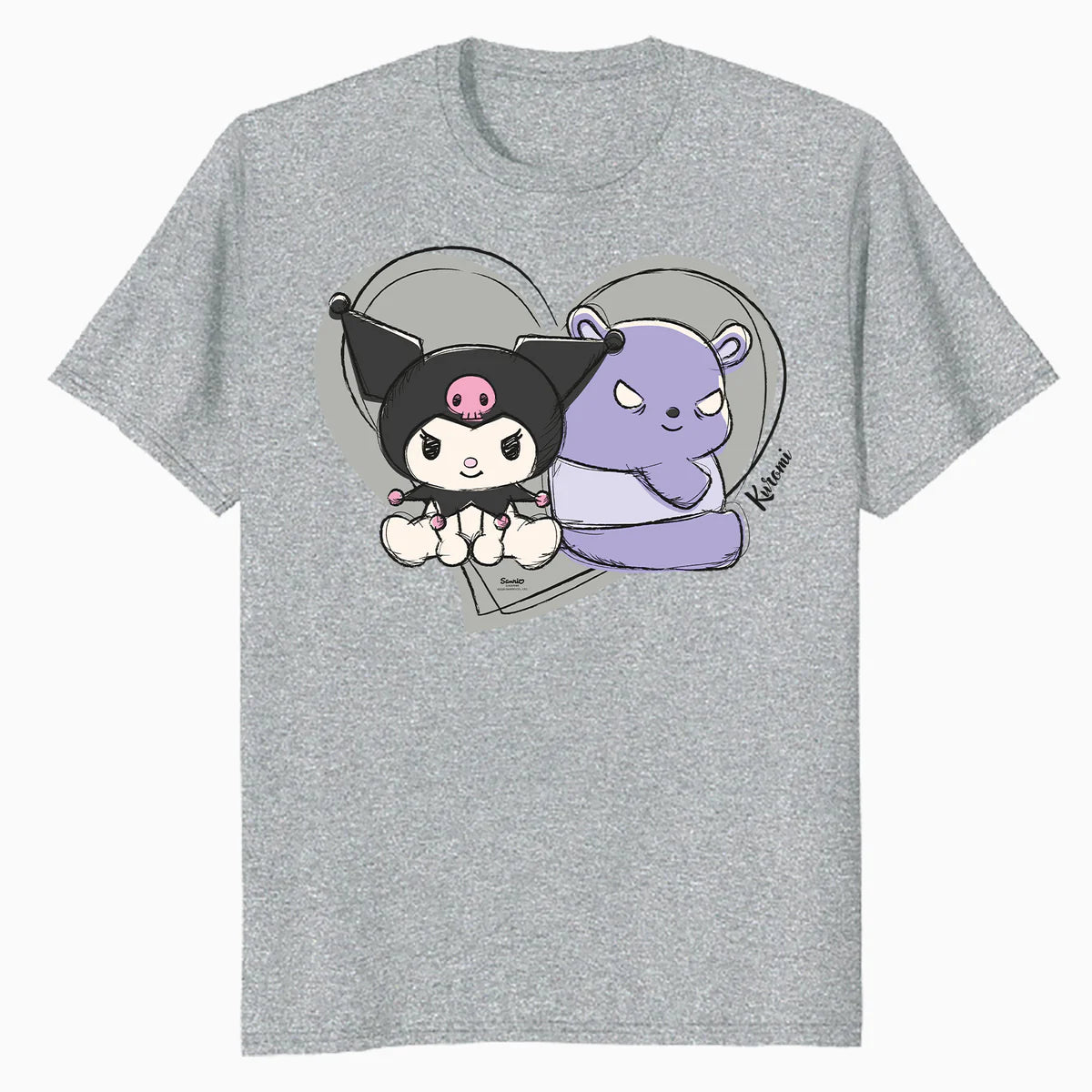 Hello Kitty Kuromi Cute Naughty Bear Love Valentine Classic Official Men's T-Shirt