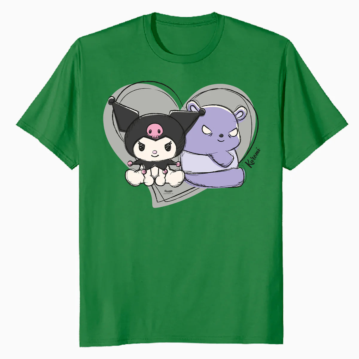 Hello Kitty Kuromi Cute Naughty Bear Love Valentine Classic Official Men's T-Shirt