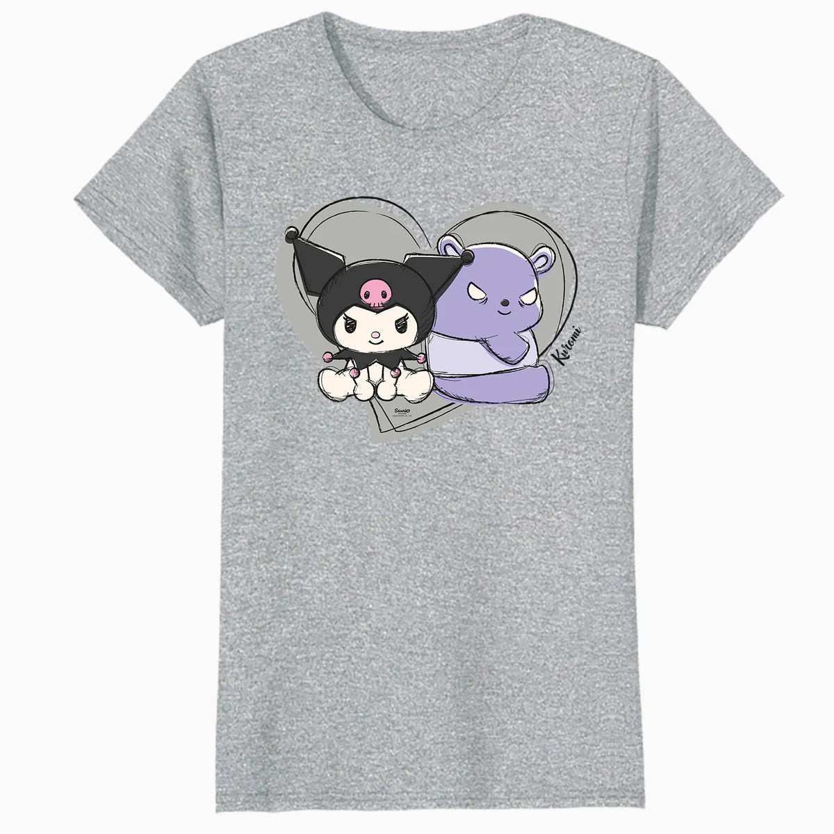 Hello Kitty Kuromi Cute Naughty Bear Love Valentine Classic Official Women's T-Shirt