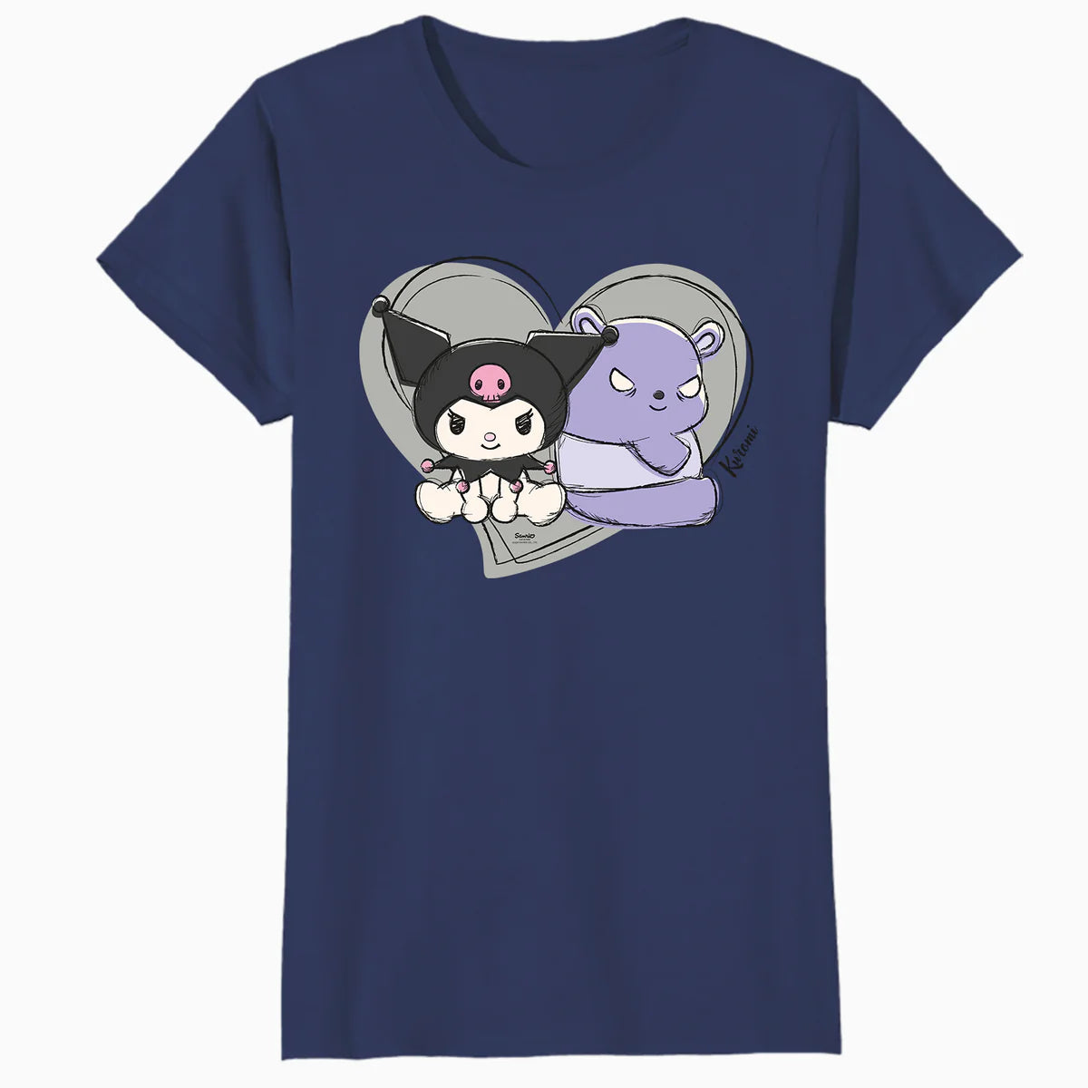 Hello Kitty Kuromi Cute Naughty Bear Love Valentine Classic Official Women's T-Shirt
