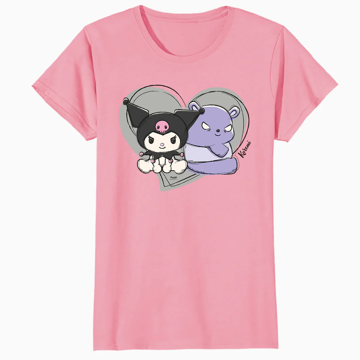 Hello Kitty Kuromi Cute Naughty Bear Love Valentine Classic Official Women's T-Shirt