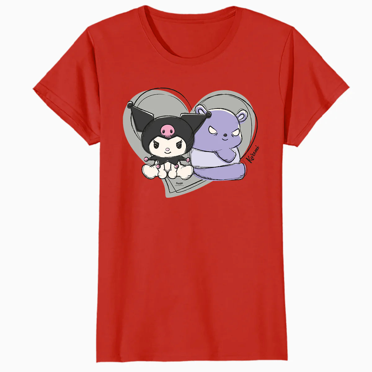 Hello Kitty Kuromi Cute Naughty Bear Love Valentine Classic Official Women's T-Shirt