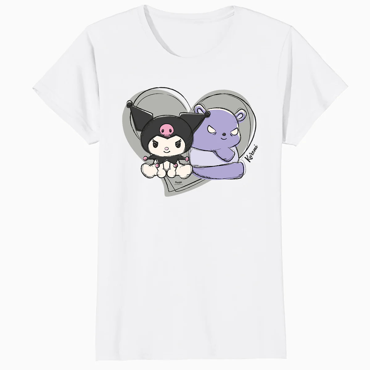 Hello Kitty Kuromi Cute Naughty Bear Love Valentine Classic Official Women's T-Shirt