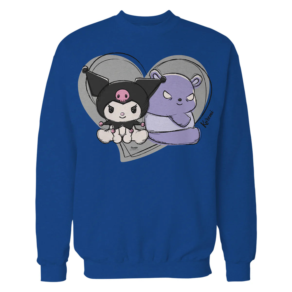 Hello Kitty Kuromi Cute Naughty Bear Love Valentine Classic Official Sweatshirt