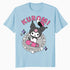 Hello Kitty Kuromi Street Style Skateboard Art Punk Classic Official Men's T-Shirt