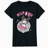 Hello Kitty Kuromi Street Style Skateboard Art Punk Classic Official Women's T-Shirt