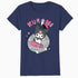Hello Kitty Kuromi Street Style Skateboard Art Punk Classic Official Women's T-Shirt
