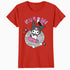 Hello Kitty Kuromi Street Style Skateboard Art Punk Classic Official Women's T-Shirt