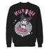 Hello Kitty Kuromi Street Style Skateboard Art Punk Classic Official Sweatshirt