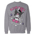 Hello Kitty Kuromi Street Style Skateboard Art Punk Classic Official Sweatshirt