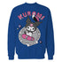 Hello Kitty Kuromi Street Style Skateboard Art Punk Classic Official Sweatshirt