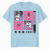 Hello Kitty Kuromi Street Style Skateboard Collage Classic Official Men's T-Shirt