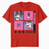 Hello Kitty Kuromi Street Style Skateboard Collage Classic Official Men's T-Shirt