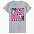 Hello Kitty Kuromi Street Style Skateboard Collage Classic Official Women's T-Shirt