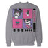 Hello Kitty Kuromi Street Style Skateboard Collage Classic Official Sweatshirt