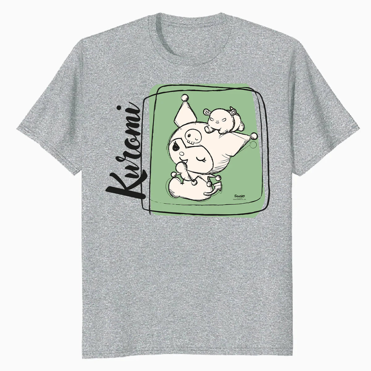 Hello Kitty Kuromi Sweet Naughty Bear Emo Rock Devil Classic Official Men's T-Shirt