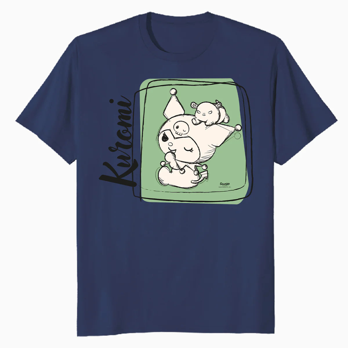 Hello Kitty Kuromi Sweet Naughty Bear Emo Rock Devil Classic Official Men's T-Shirt