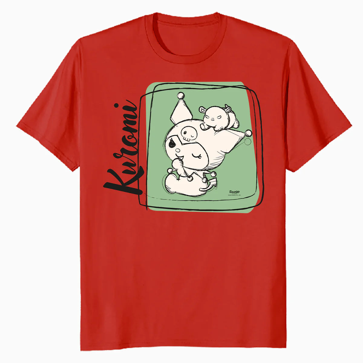 Hello Kitty Kuromi Sweet Naughty Bear Emo Rock Devil Classic Official Men's T-Shirt