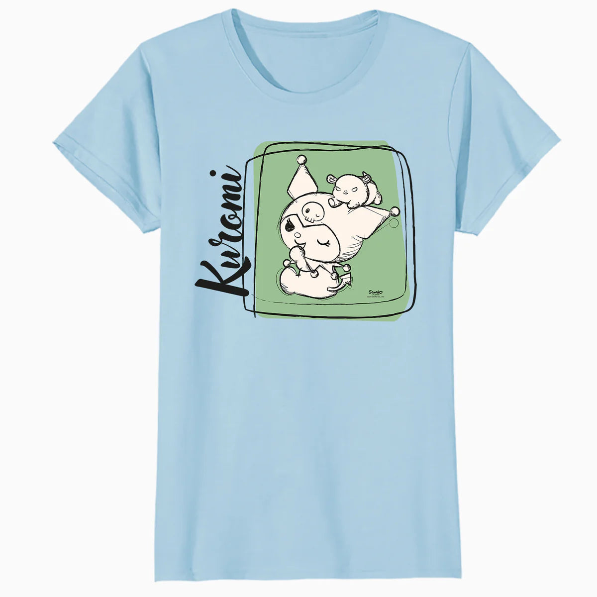 Hello Kitty Kuromi Sweet Naughty Bear Emo Rock Devil Classic Official Women's T-Shirt