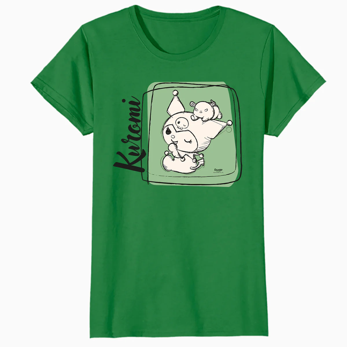 Hello Kitty Kuromi Sweet Naughty Bear Emo Rock Devil Classic Official Women's T-Shirt