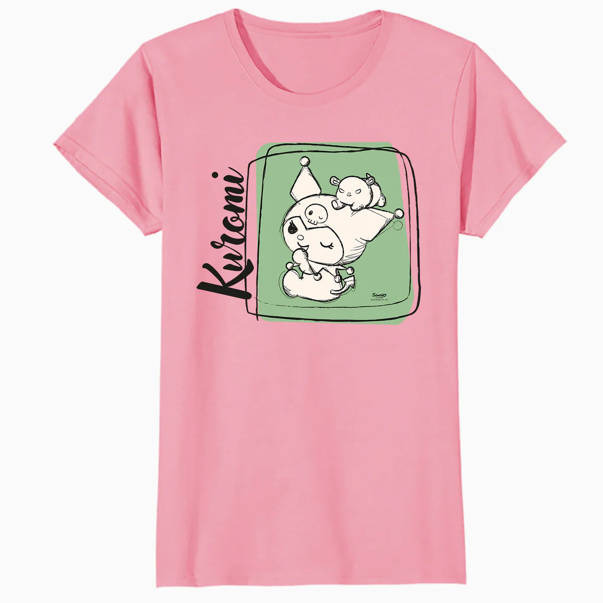Hello Kitty Kuromi Sweet Naughty Bear Emo Rock Devil Classic Official Women's T-Shirt