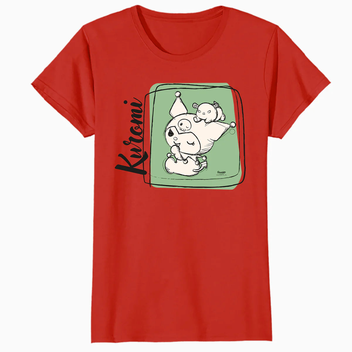 Hello Kitty Kuromi Sweet Naughty Bear Emo Rock Devil Classic Official Women's T-Shirt