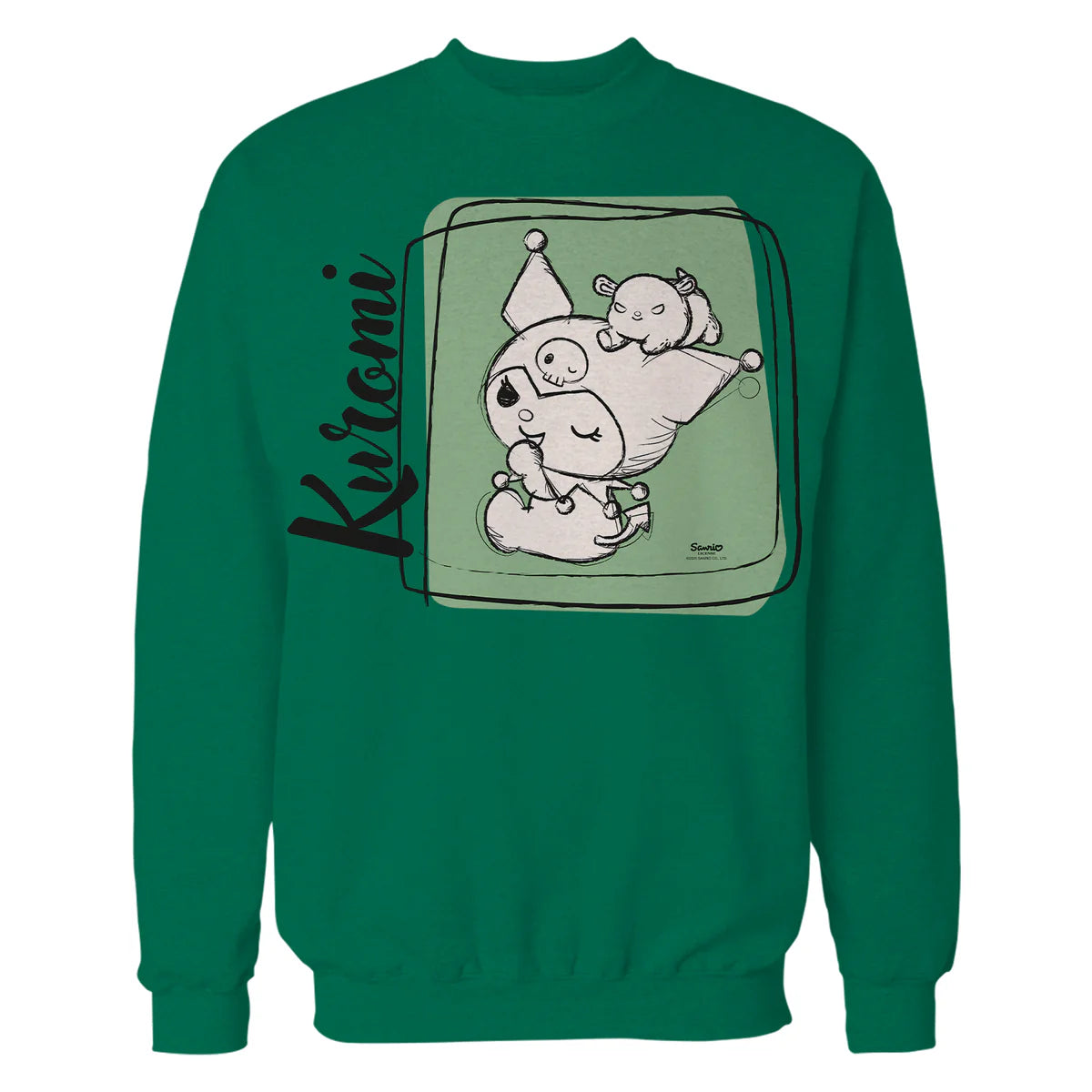 Hello Kitty Kuromi Sweet Naughty Bear Emo Rock Devil Classic Official Sweatshirt