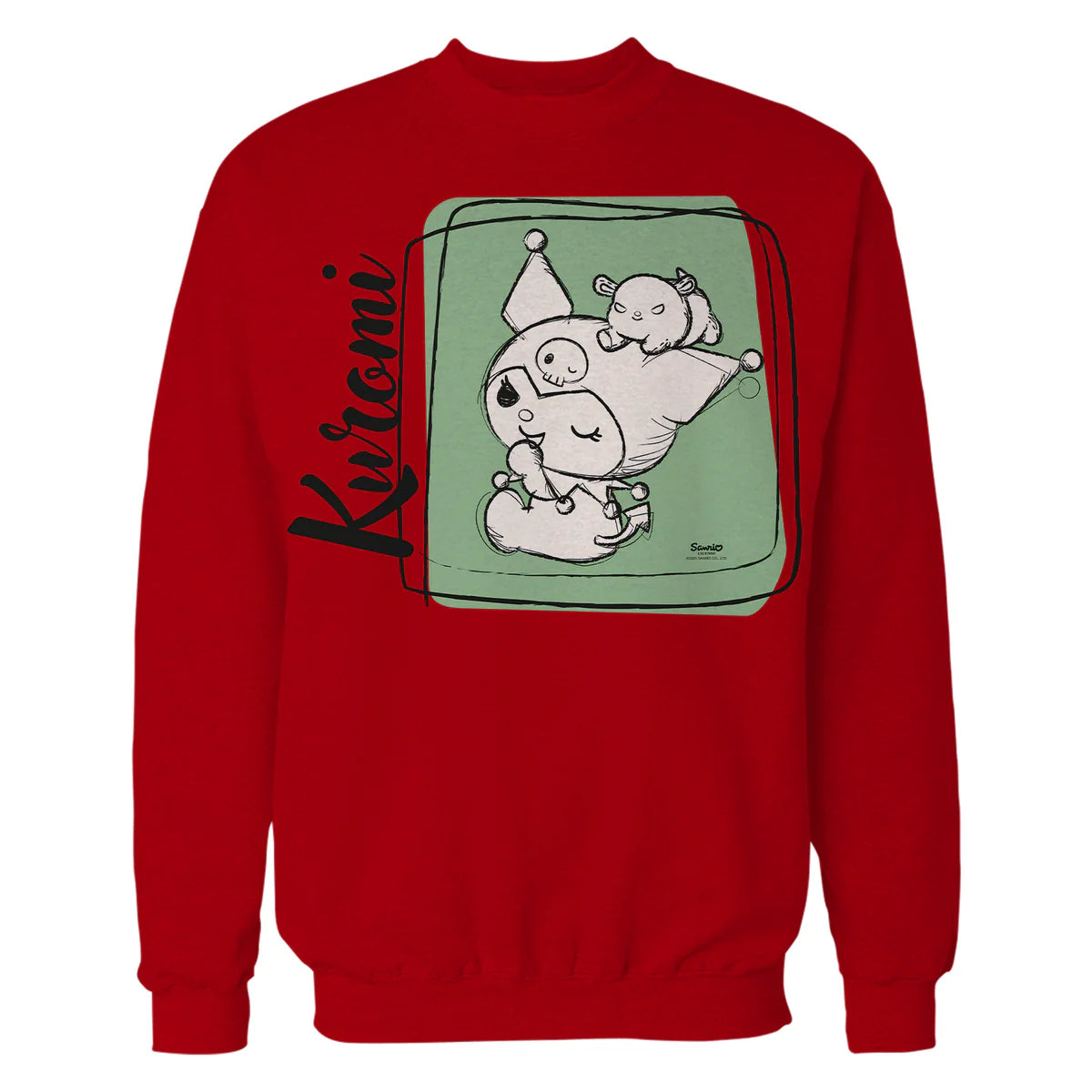 Hello Kitty Kuromi Sweet Naughty Bear Emo Rock Devil Classic Official Sweatshirt