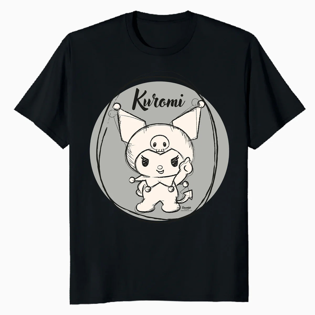 Hello Kitty Kuromi Sweet Naughty Fun Emo Rock Devil Classic Official Men's T-Shirt