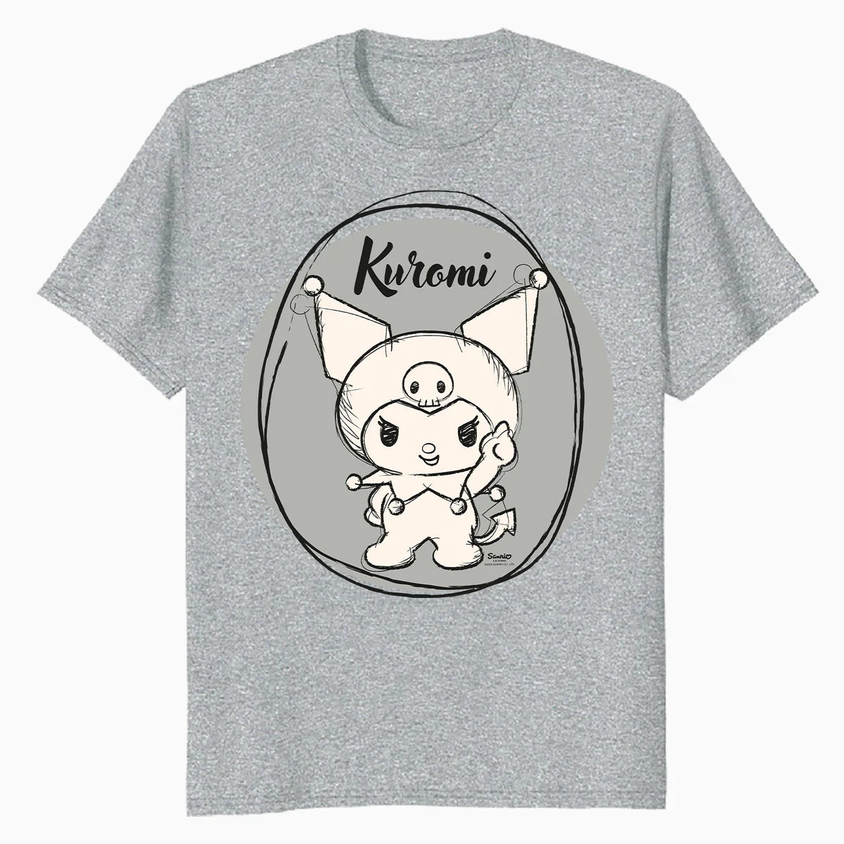 Hello Kitty Kuromi Sweet Naughty Fun Emo Rock Devil Classic Official Men's T-Shirt