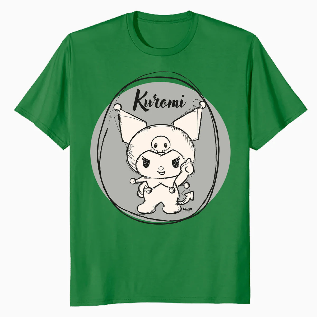 Hello Kitty Kuromi Sweet Naughty Fun Emo Rock Devil Classic Official Men's T-Shirt
