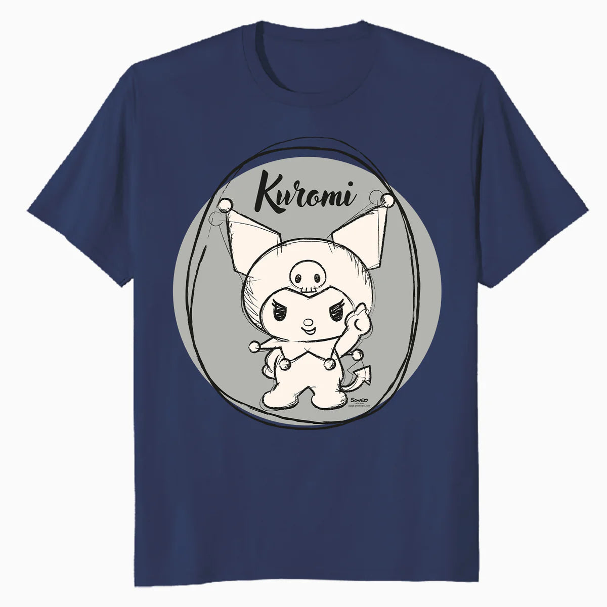 Hello Kitty Kuromi Sweet Naughty Fun Emo Rock Devil Classic Official Men's T-Shirt