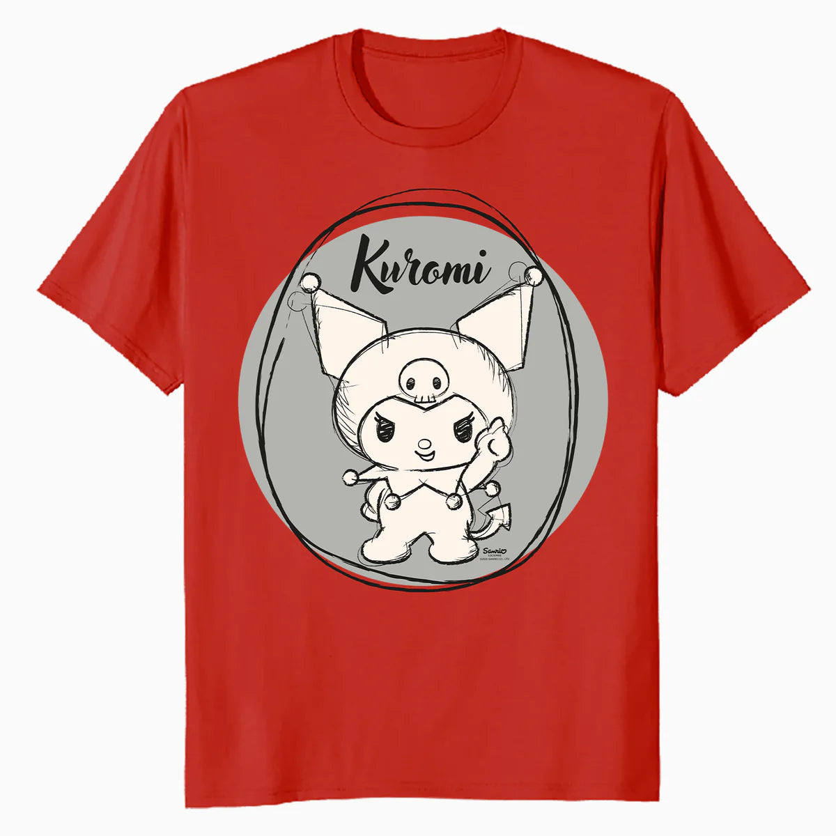 Hello Kitty Kuromi Sweet Naughty Fun Emo Rock Devil Classic Official Men's T-Shirt