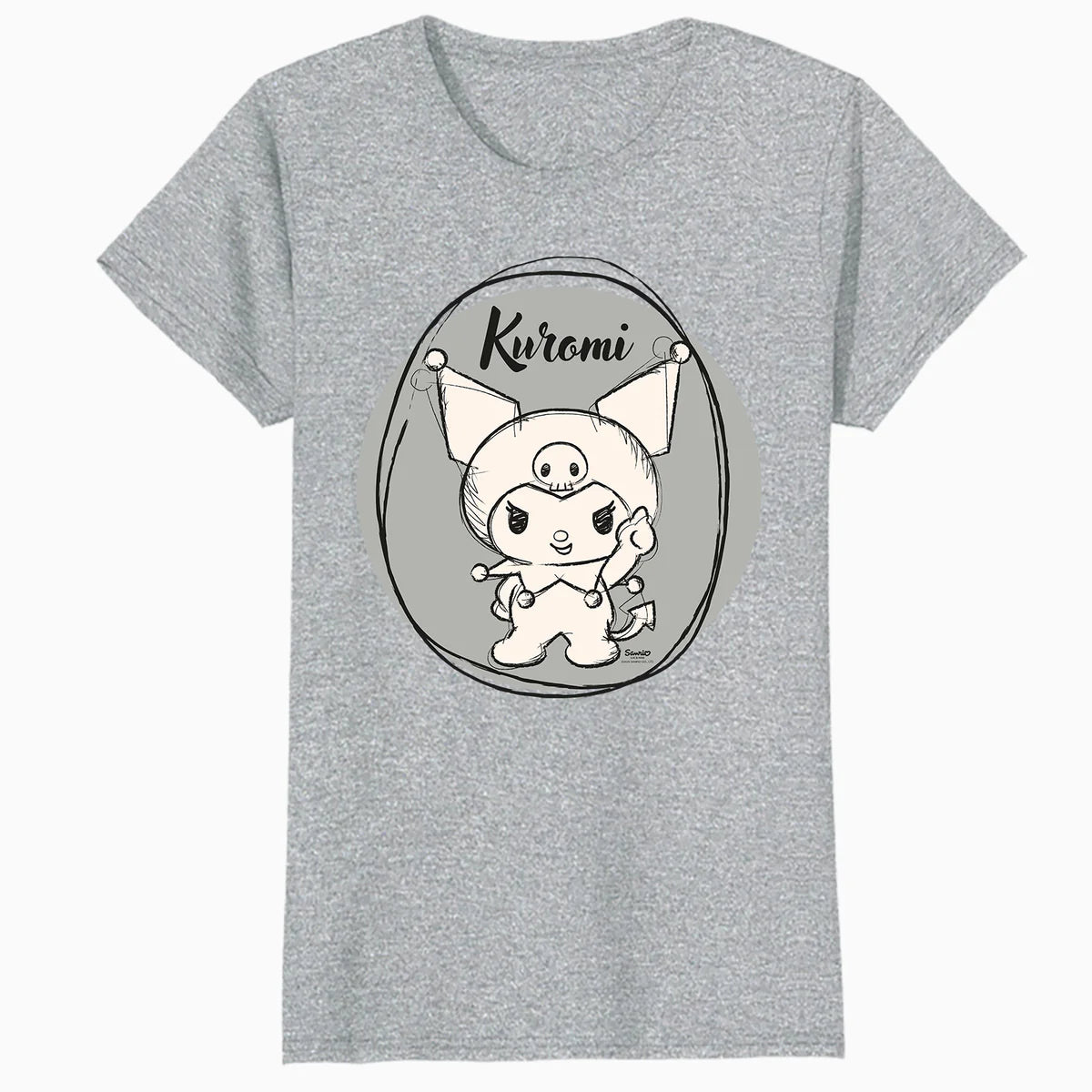 Hello Kitty Kuromi Sweet Naughty Fun Emo Rock Devil Classic Official Women's T-Shirt
