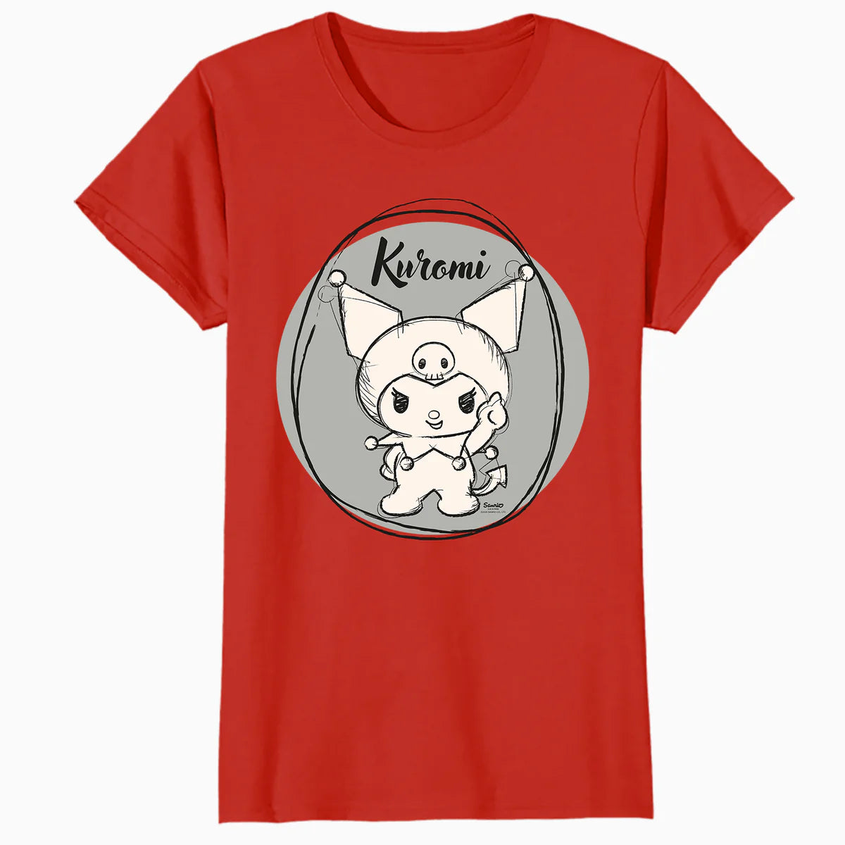 Hello Kitty Kuromi Sweet Naughty Fun Emo Rock Devil Classic Official Women's T-Shirt