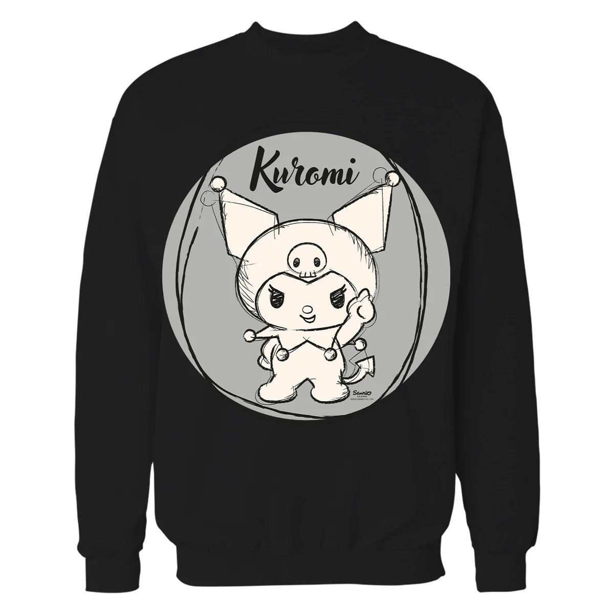 Hello Kitty Kuromi Sweet Naughty Fun Emo Rock Devil Classic Official Sweatshirt
