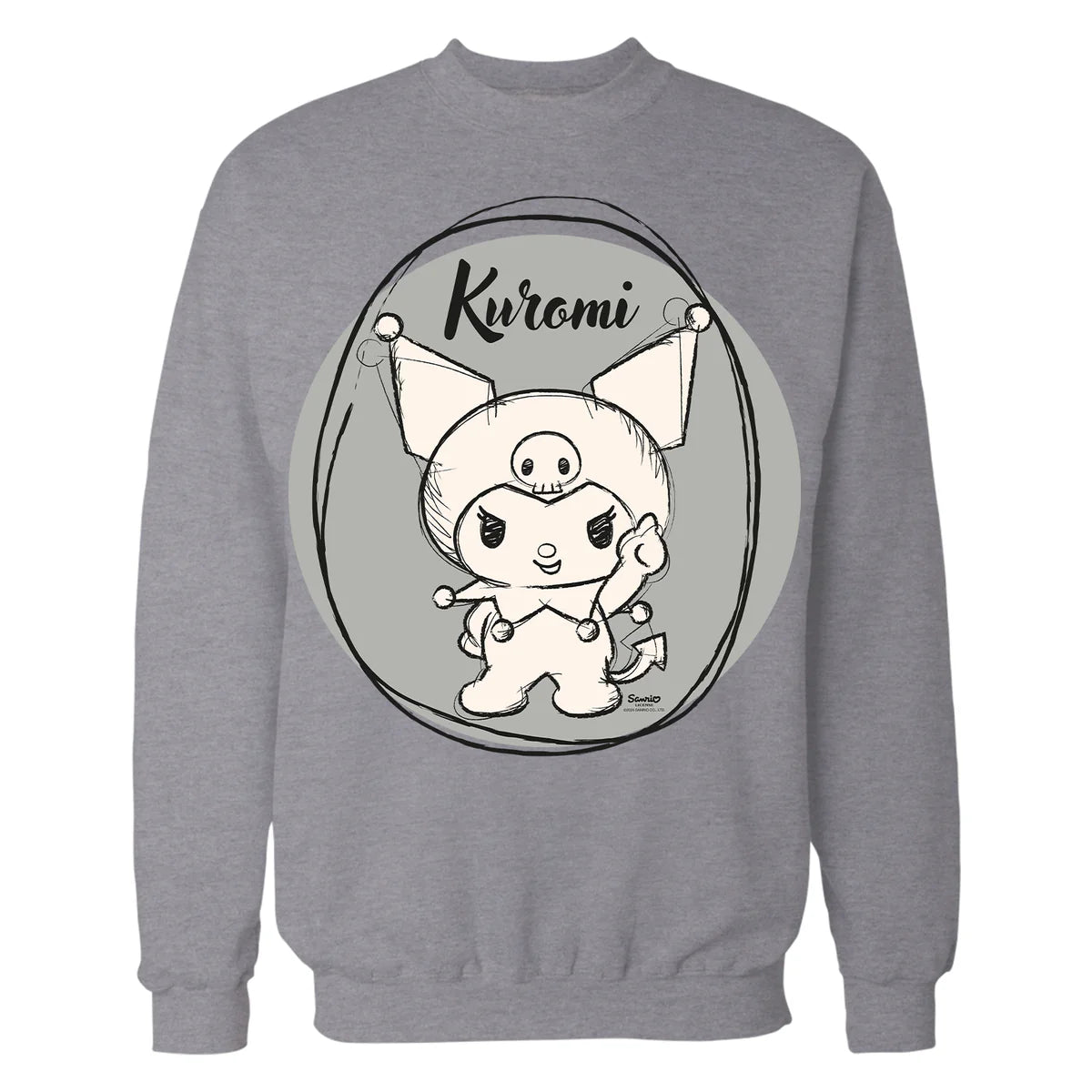 Hello Kitty Kuromi Sweet Naughty Fun Emo Rock Devil Classic Official Sweatshirt