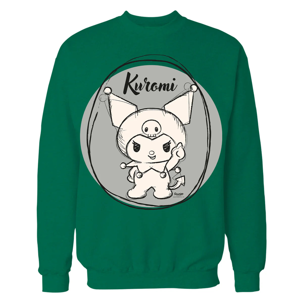 Hello Kitty Kuromi Sweet Naughty Fun Emo Rock Devil Classic Official Sweatshirt