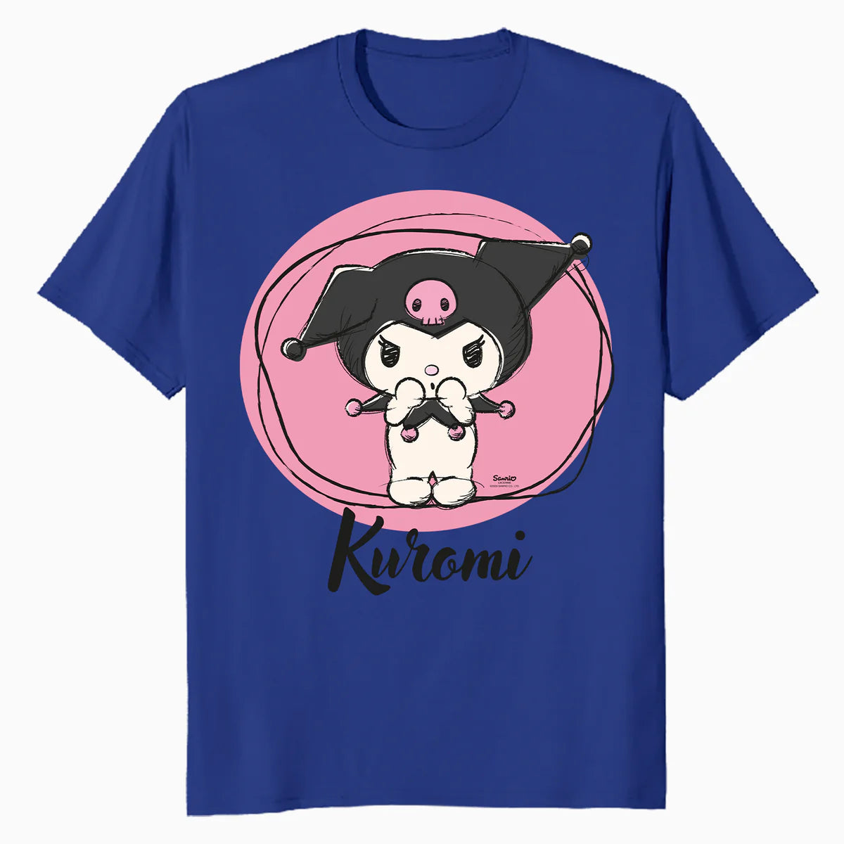 Hello Kitty Kuromi Sweet Naughty Fun Emo Rock Pose Classic Official Men's T-Shirt