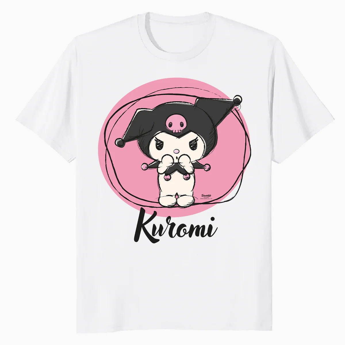 Hello Kitty Kuromi Sweet Naughty Fun Emo Rock Pose Classic Official Men's T-Shirt