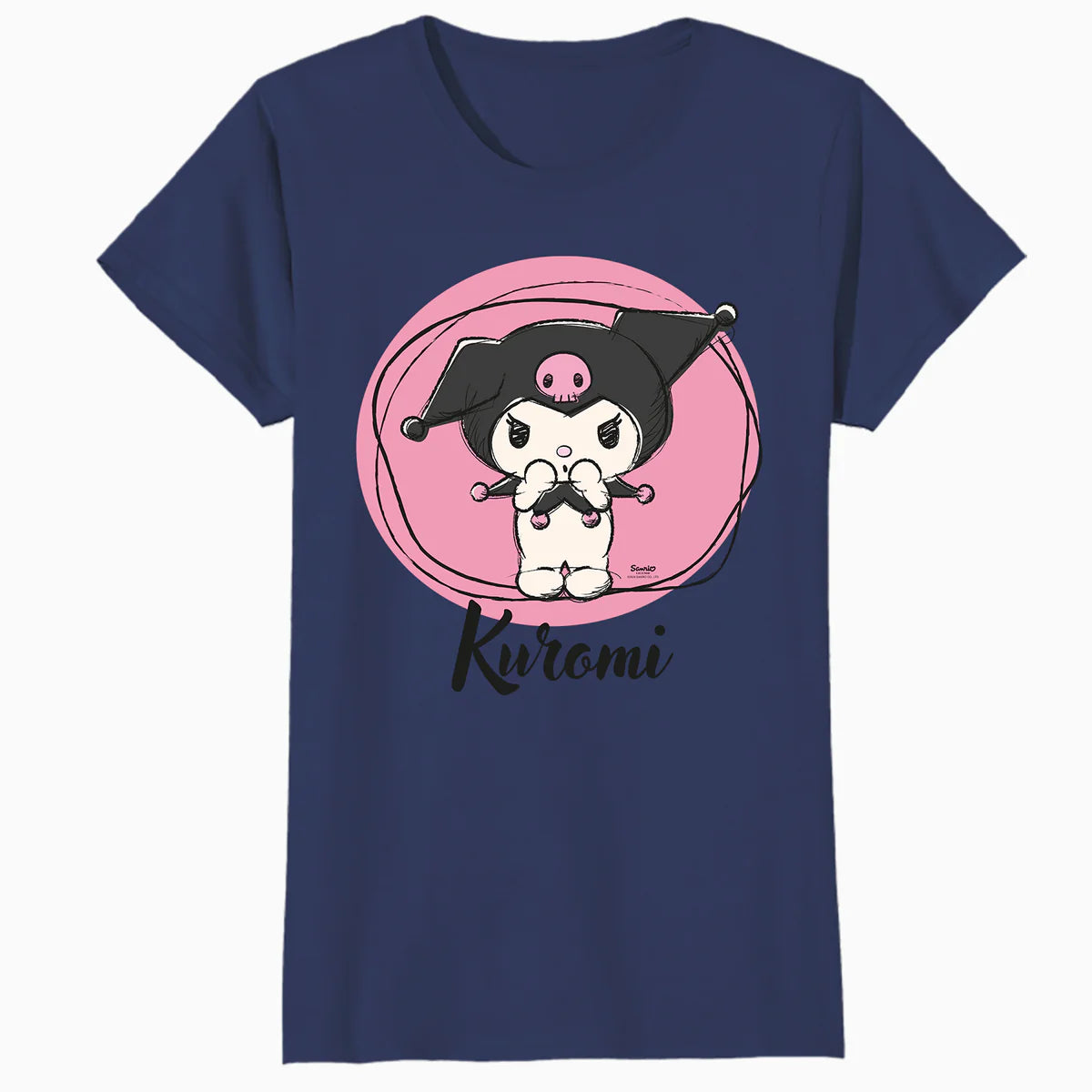 Hello Kitty Kuromi Sweet Naughty Fun Emo Rock Pose Classic Official Women's T-Shirt